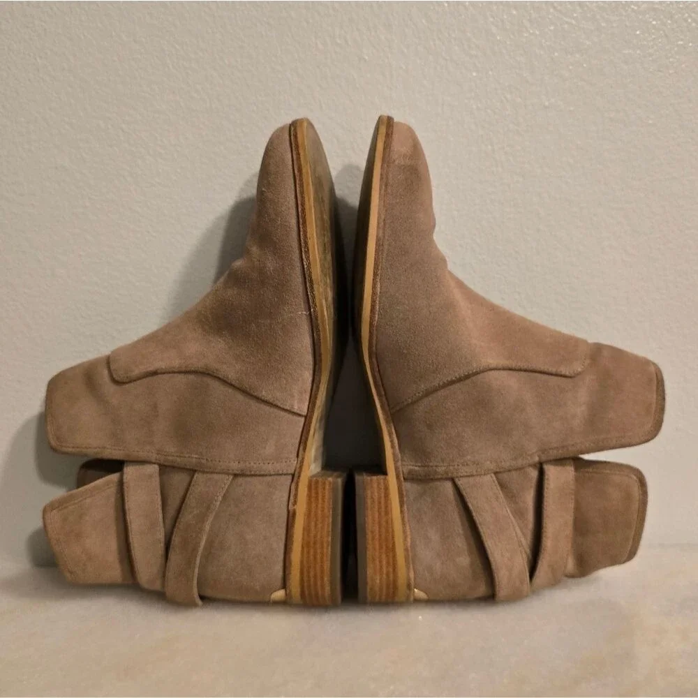 Michael Kors Salem Tan suede Booties Women's Size 7